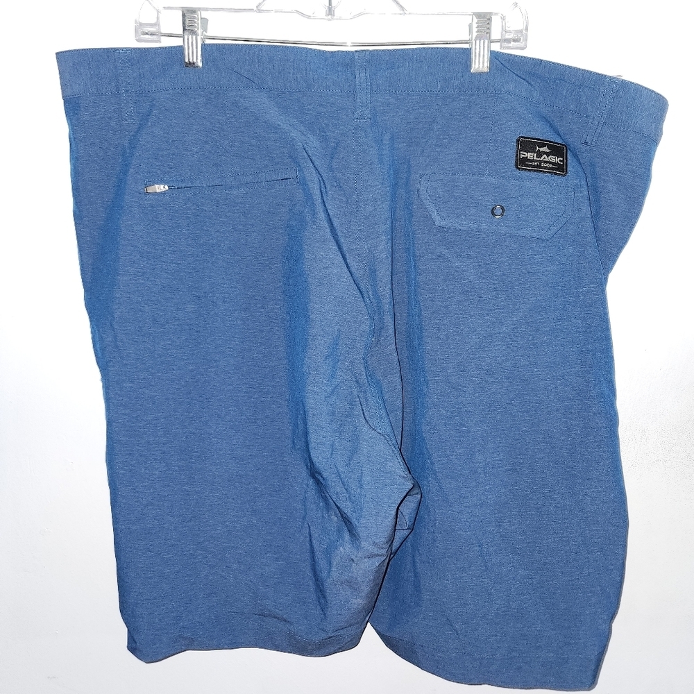 Pelagic Mako Hybrid Shorts Men Size 44 Blue - Picture 4 of 8